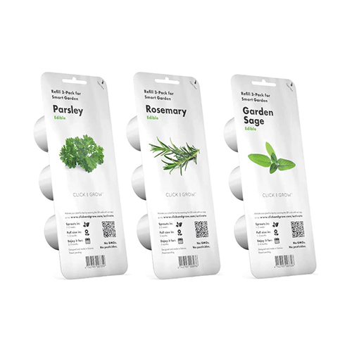 3 Capsules Menthe Poivrée Click And Grow - Pour Smart Garden 3 Et 9 - Culture Maison Facile