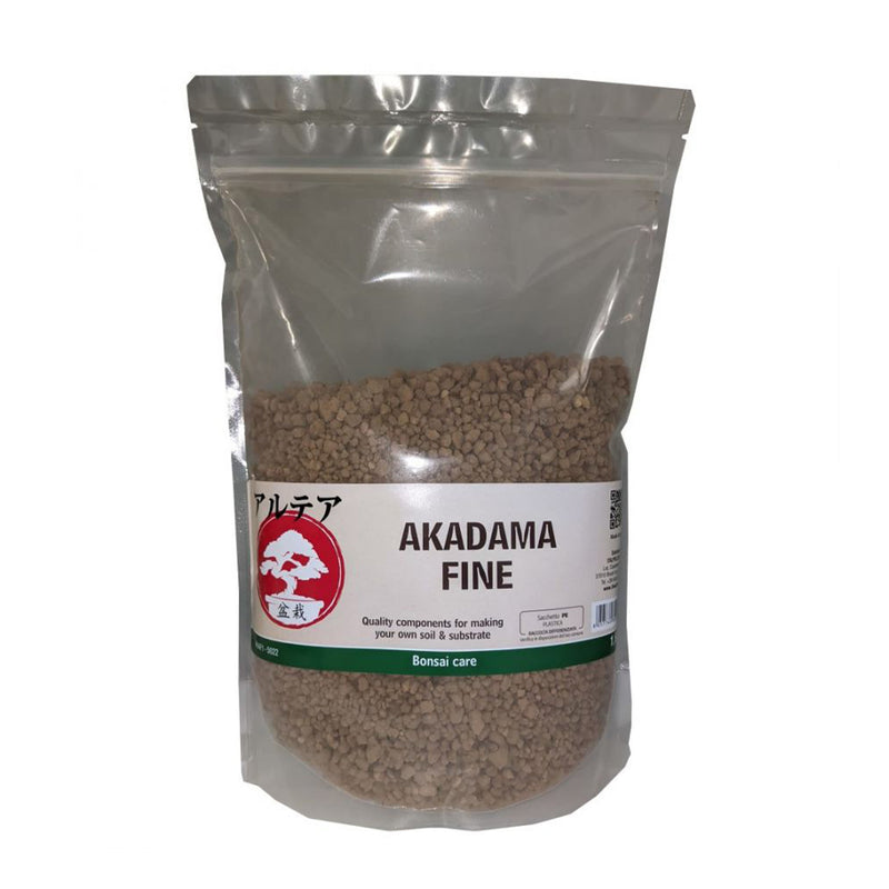 Akadama Substrato giapponese per bonsai fine 3-6 mm - Sacco da 1,6 Litri