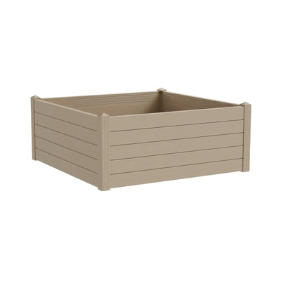 Fioriera quadrata 100 cm colore beige
