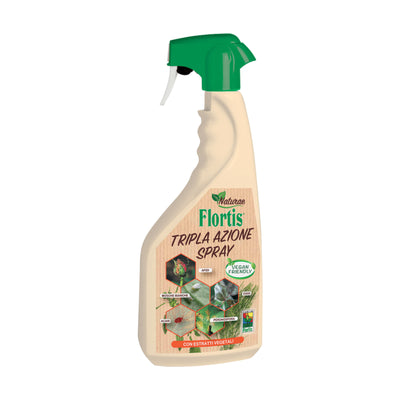 Flortis - Naturae Tripla Azione contro Insetti e Malattie pronto all'uso 1000 ml