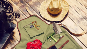 outfit giardinaggio grembiule