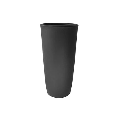 Vaso Dafne di Teraplast colore antracite