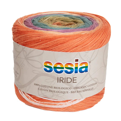 Gomitolo 100% Cotone biologico, Sesia Iride - Fantasia