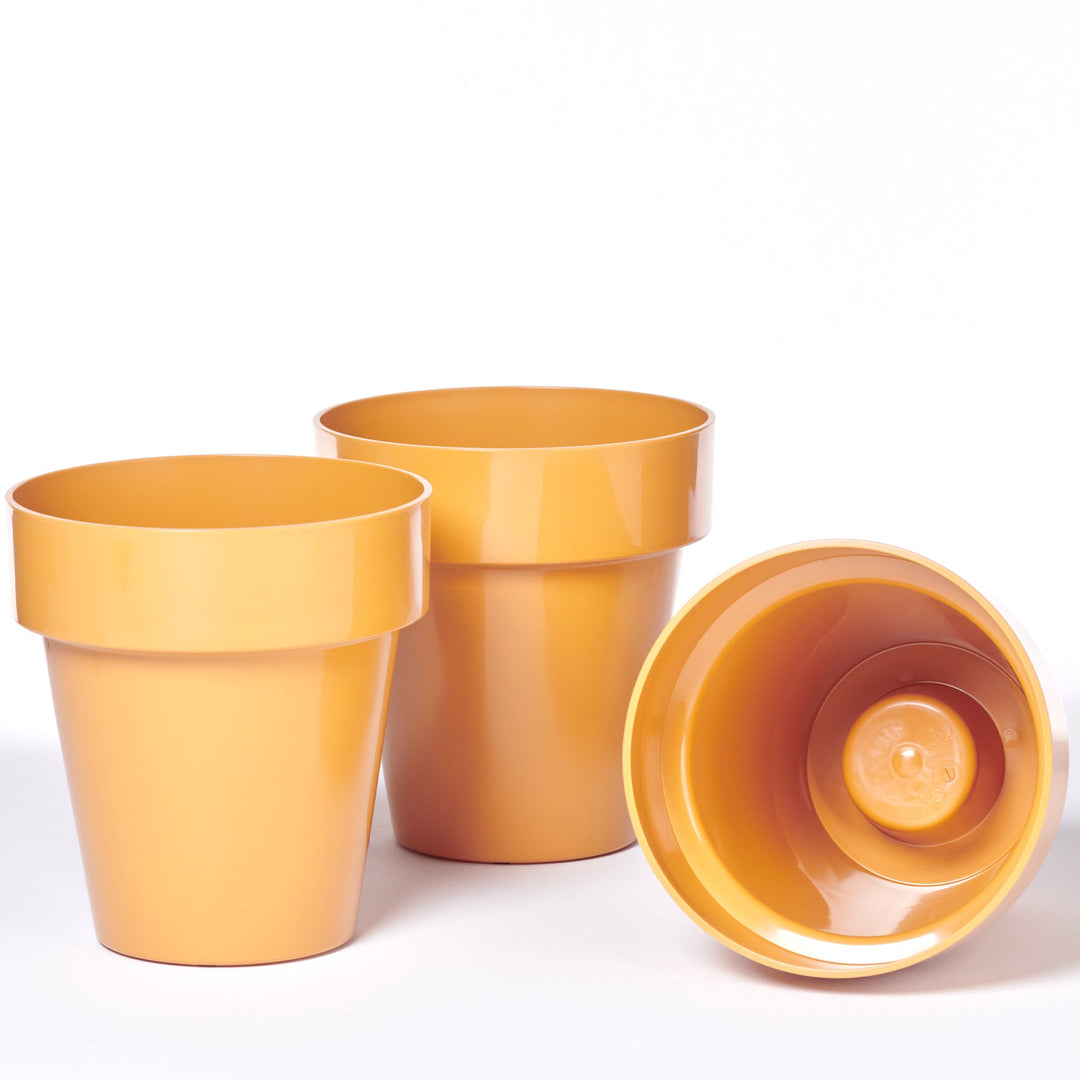 Kalapanta Vaso per Orchidee trasparente in plastica con Fori Drenaggio e Sottovaso (5, 16 cm Kalapanta Vaso per Orchidee trasparente in plastica con Fori Drenaggio e Sottovaso (5, 16 cm