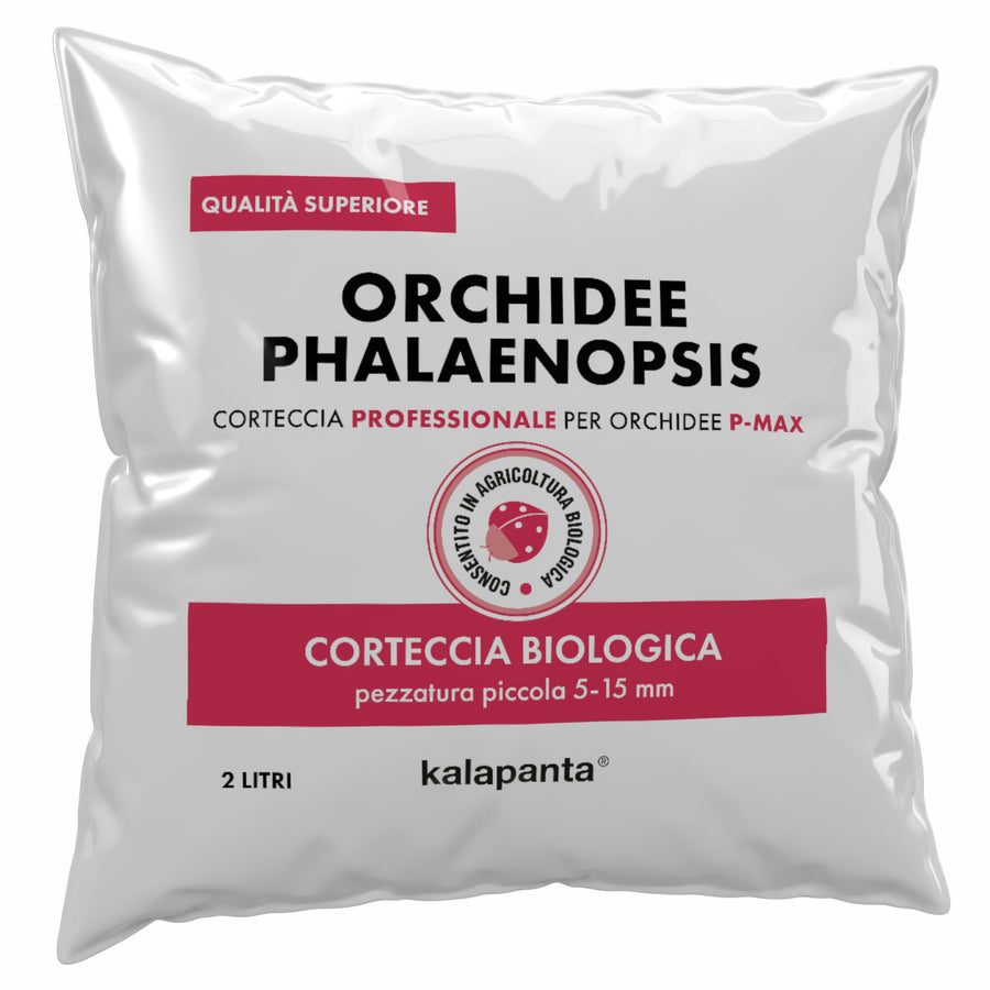 Substrato Sintetico Colomi Per Orchidee, Granulato 4-8 Mm, 3 Buste Da 1L, Bianco