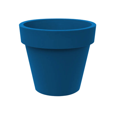 Vaso tondo Standard One colore blu