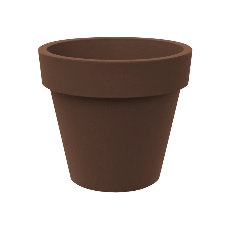 Vaso tondo Standard One colore bronzo