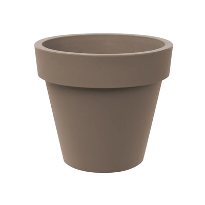 Vaso tondo Standard One colore cappuccino