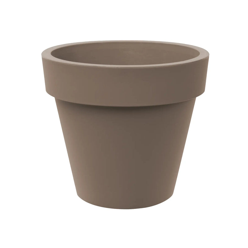 Vaso tondo Standard One colore cappuccino