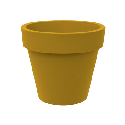 Vaso tondo Standard One colore senape