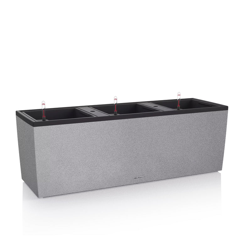 Lechuza - TRIO STONE Outdoor planter with integrated self-watering system