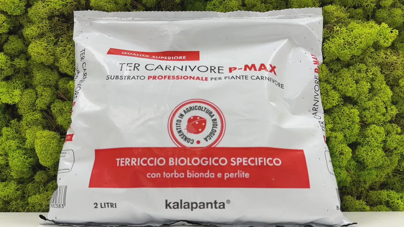 Kalapanta - Terriccio Piante Carnivore P-MAX - Sacco da 2 Litri