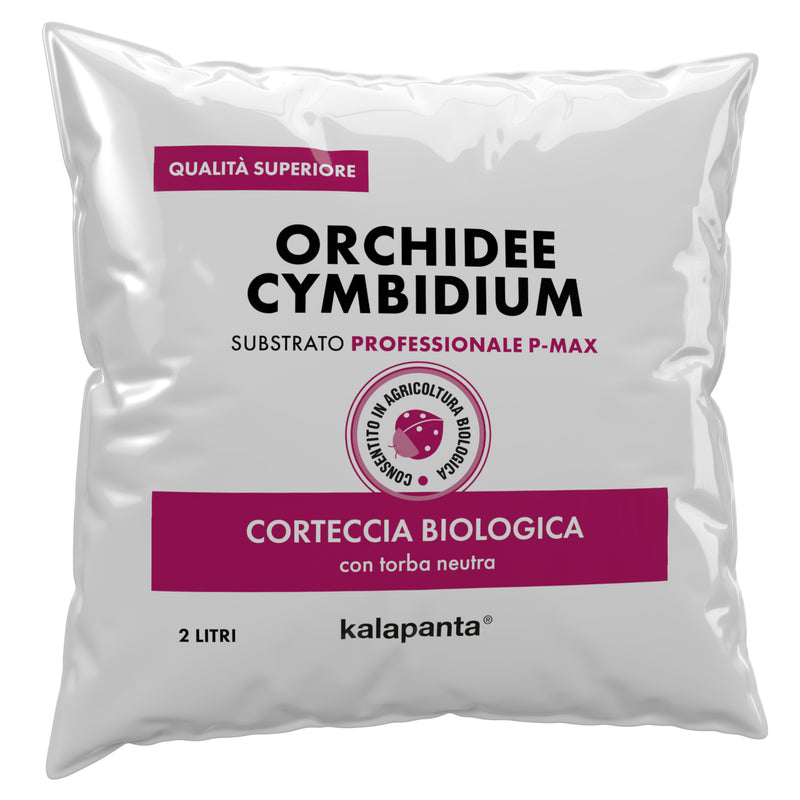 Kalapanta - Terriccio Orchidee Cymbidium P-MAX - Sacco da 2 Litri