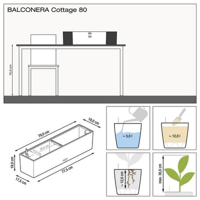 Fioriera Balconera Cottage Lechuza