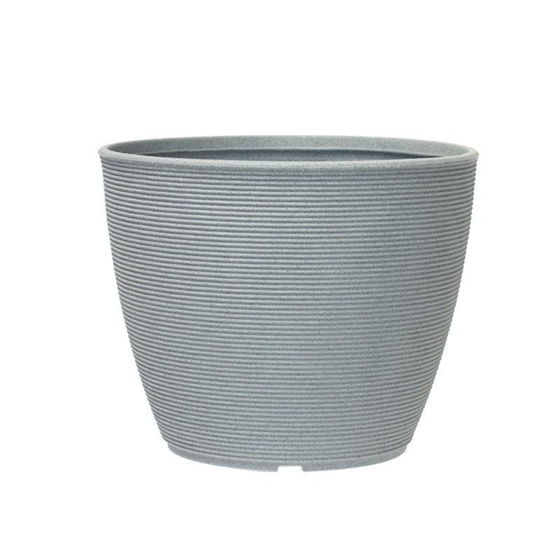 Duna - Vaso rotondo in plastica 100% riciclata