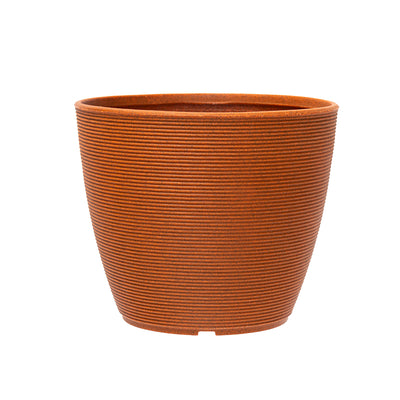 Duna - Round vase in 100% recycled plastic