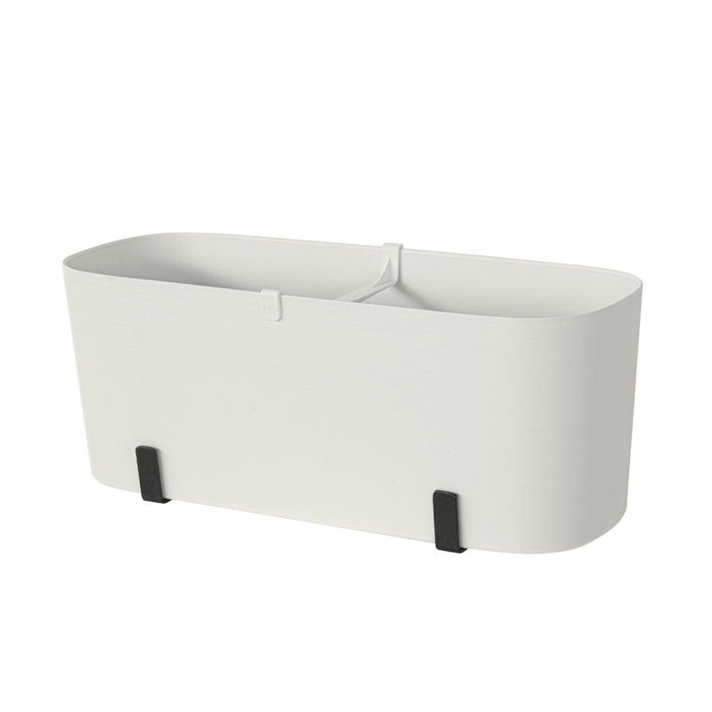 Paros Kit 50 - 100% recycled plastic planter with water reservoir and iron support