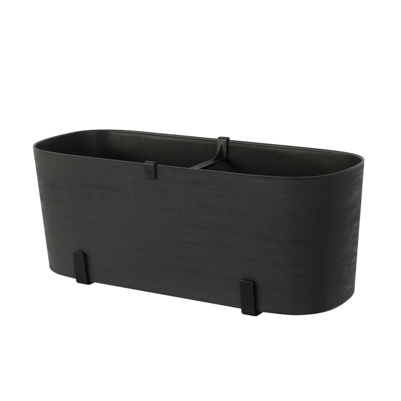 Paros Kit 50 - 100% recycled plastic planter with water reservoir and iron support
