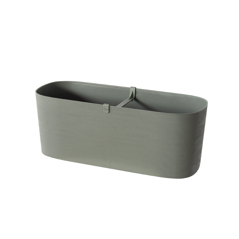 Paros 50 - 100% recycled plastic planter with water reserve