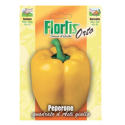 Semi di Peperone quadrato d'Asti giallo - Flortis