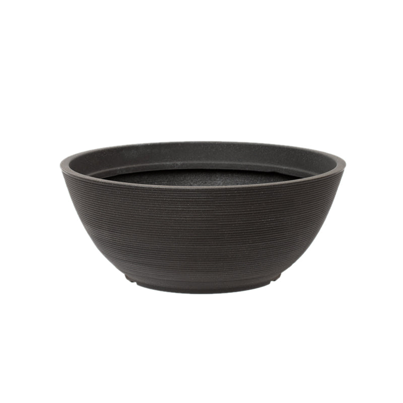 Sahara - Round planter in 100% recycled plastic