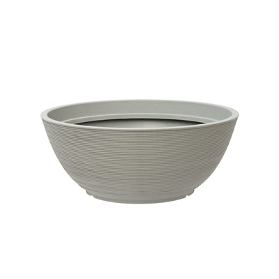 Sahara - Round planter in 100% recycled plastic