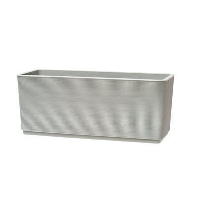 Sinai 98 - Rectangular planter in 100% recycled plastic