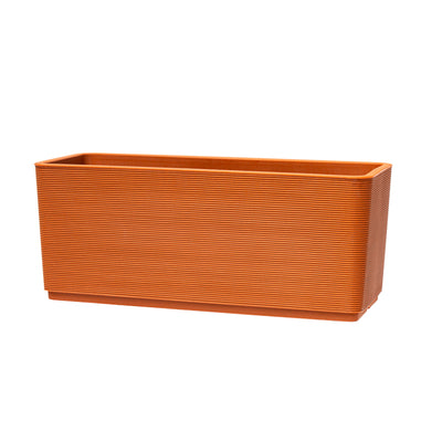 Sinai 98 - Rectangular planter in 100% recycled plastic