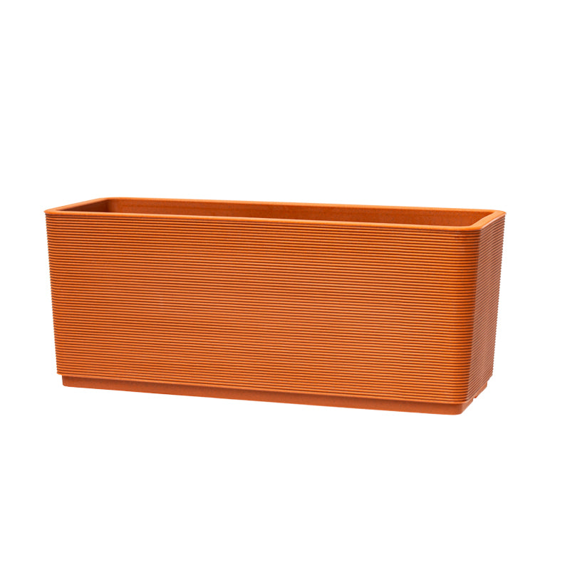 Sinai 98 - Rectangular planter in 100% recycled plastic