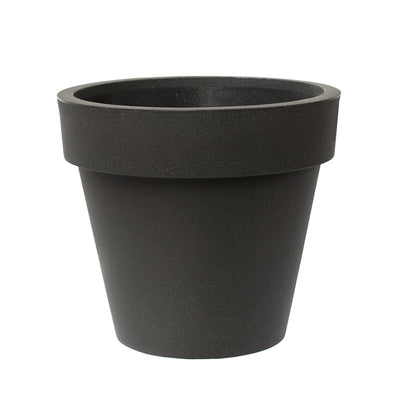 Vesuvius - Round vase in 100% recycled plastic