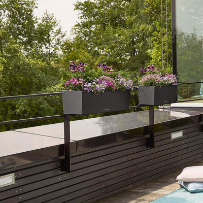 Lechuza - BALCONERA Stone Fioriera con sistema di irrigazione integrato