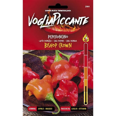 Semi di peperoncino Bishop Crown - VogliaPiccante Sementi Dotto