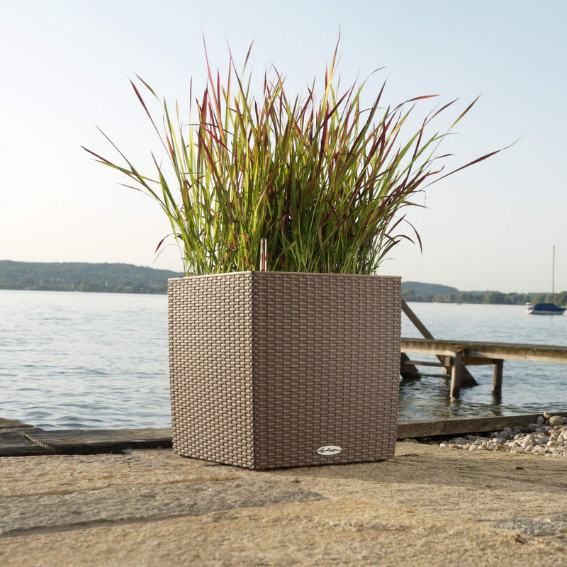 Lechuza - CUBE Cottage Vaso fioriera da esterno con sistema di auto irrigazione