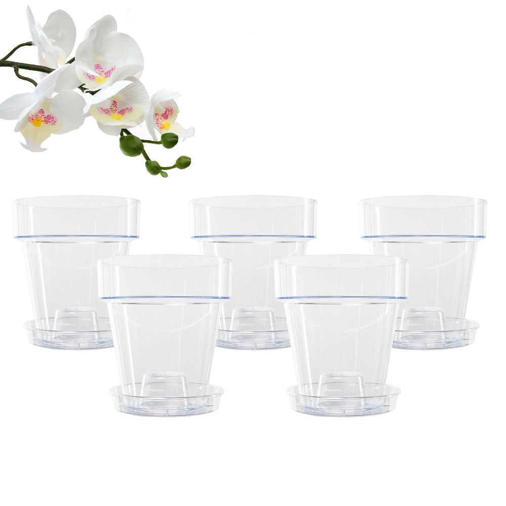 25 VASI PER ORCHIDEE 17CM COMPLETAMENTE TRASPARENTI PROMO 25 VASI PER ORCHIDEE 17CM COMPLETAMENTE TRASPARENTI PROMO
