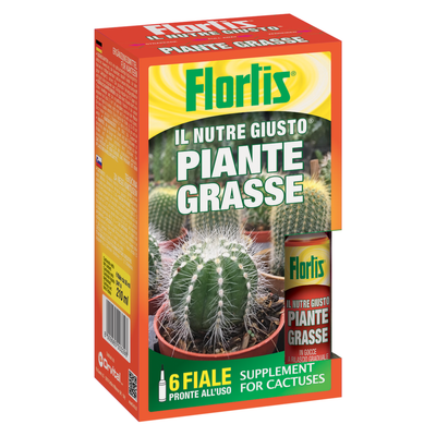 Flortis The Right Nourishment of Succulent Plants - 6 Vials of 35ml