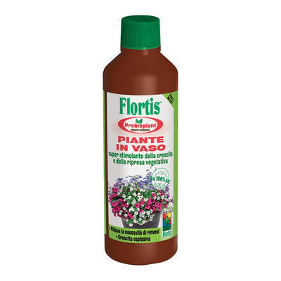 Flortis - Probioplant Stimolante Liquido Della Crescita Per Piante In Vaso - 500 ml
