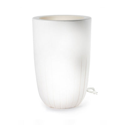 Standard One Outdoor Linea Luce Teraplast vaso con illuminazione Neutro - 80 cm